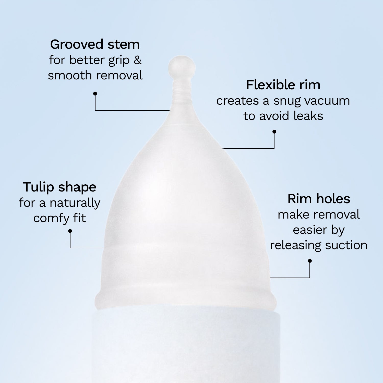 Pee Safe Menstrual Cup - Large - BYOC