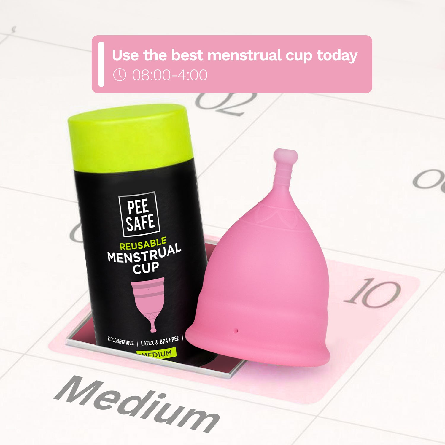 Pee Safe Menstrual Cup - Medium