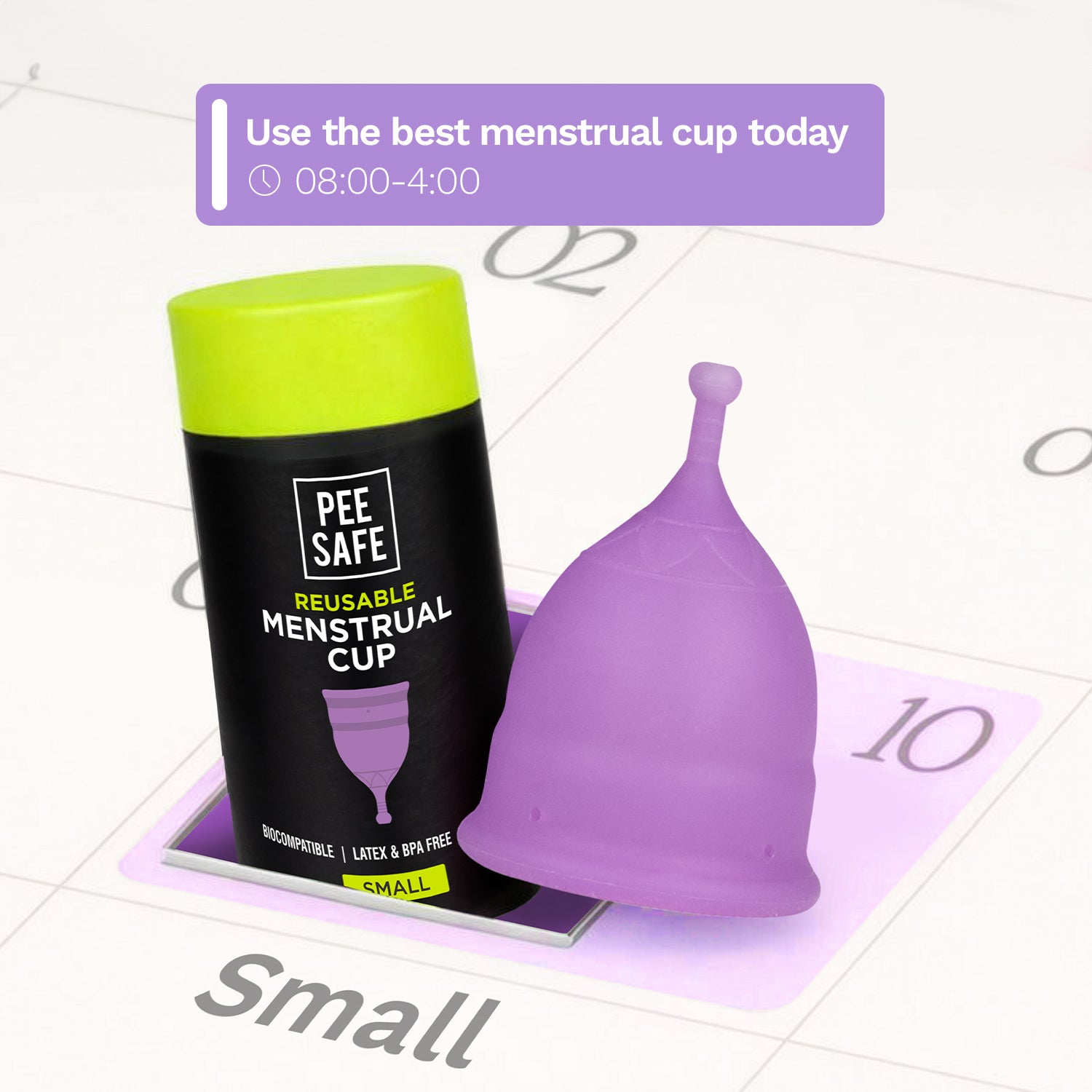 Pee Safe Menstrual Cup - Small