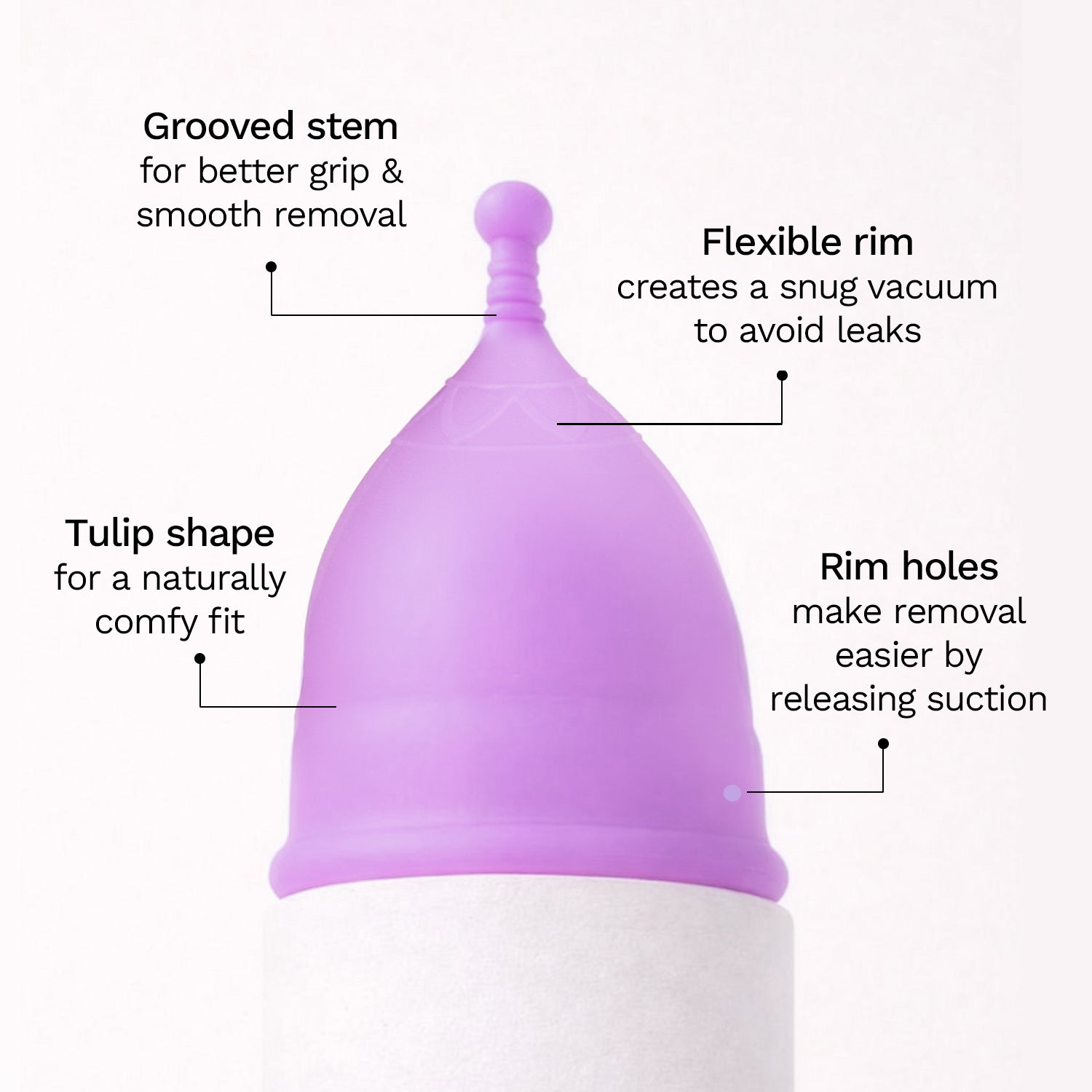 Pee Safe Menstrual Cups - Small (Pack of 2)