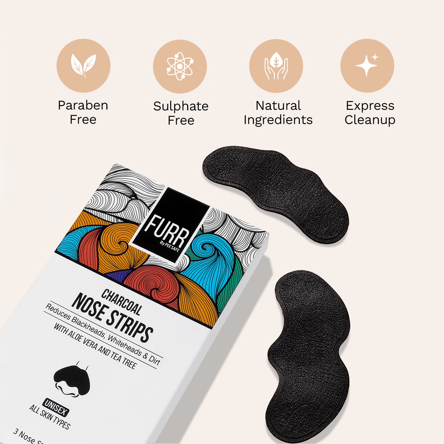 Furr Bamboo Charcoal Nose Strips (3N) - (BYOC)
