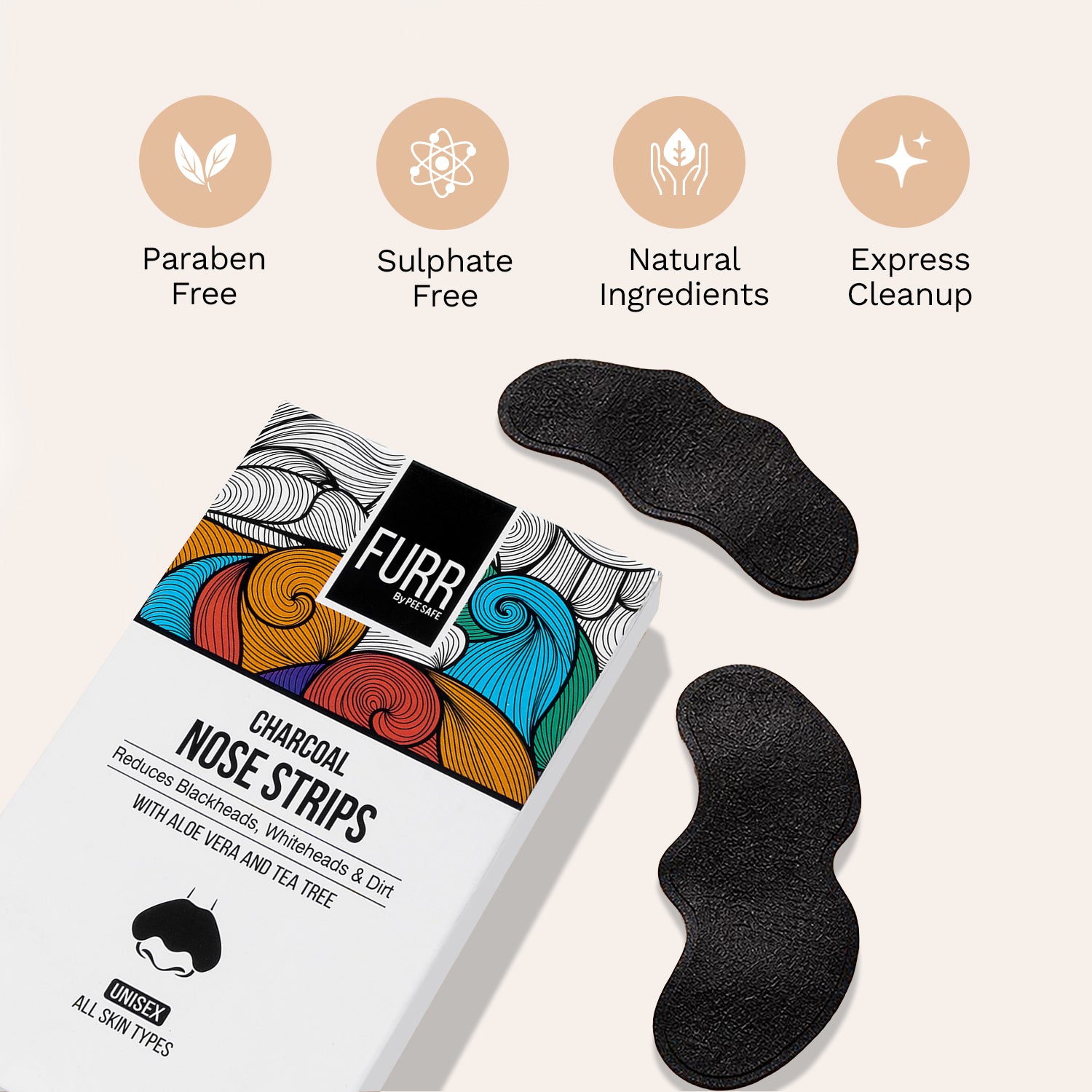 Furr Bamboo Charcoal Nose Strips (9N)