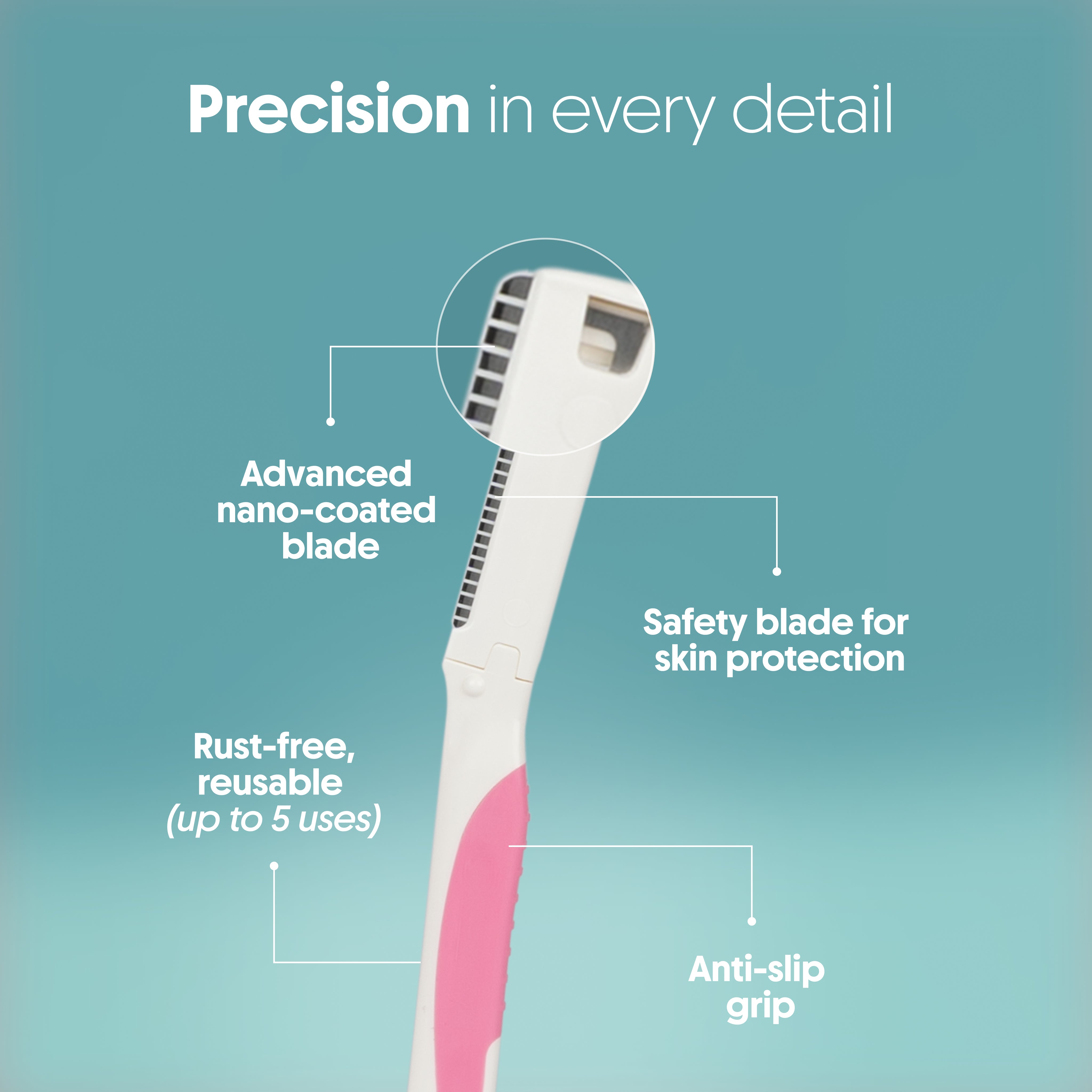 Furr Advanced Nano Coated Face Razor For Women (1N)