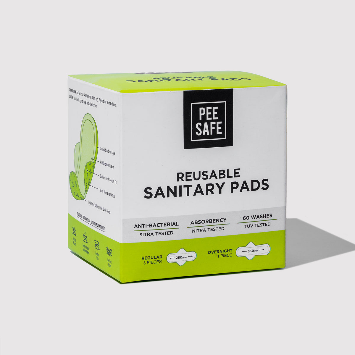 Sanitary Pads & Biodegradable Options | Pee Safe