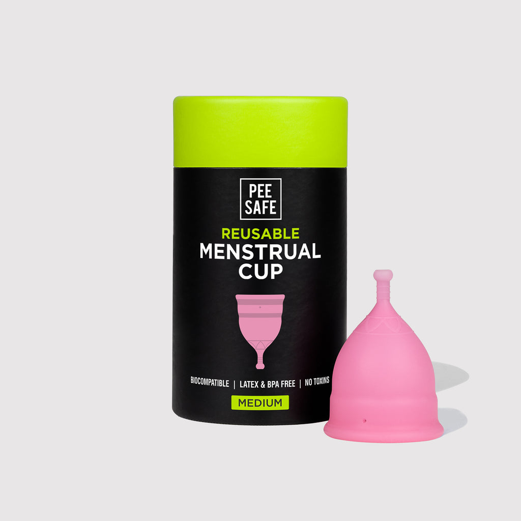 Pee Safe Menstrual Cup (M) + Cup Wash