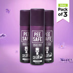 Pee Safe Lavender Pack 3 (50ML) Toilet Seat Sanitizer Spray