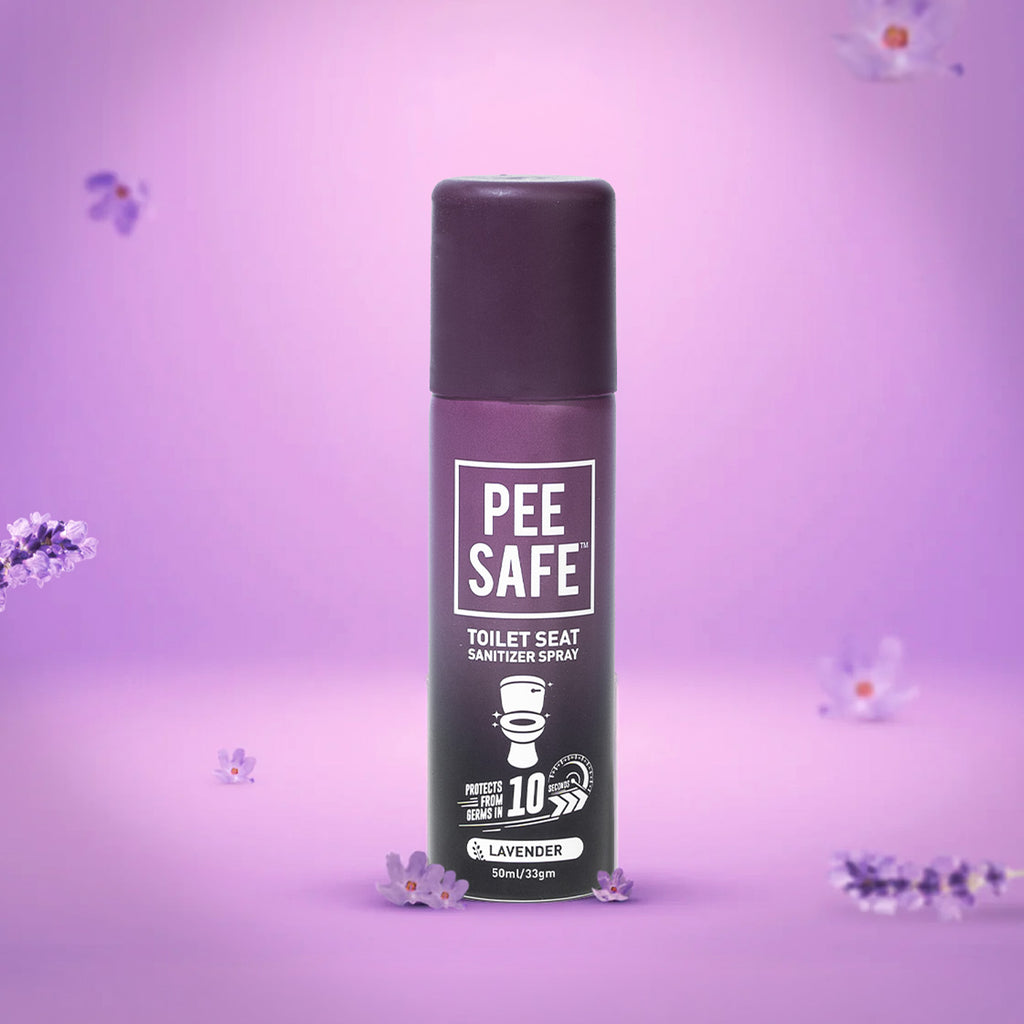 Pee Safe Lavender Toilet Seat Sanitizer Spray 50ML