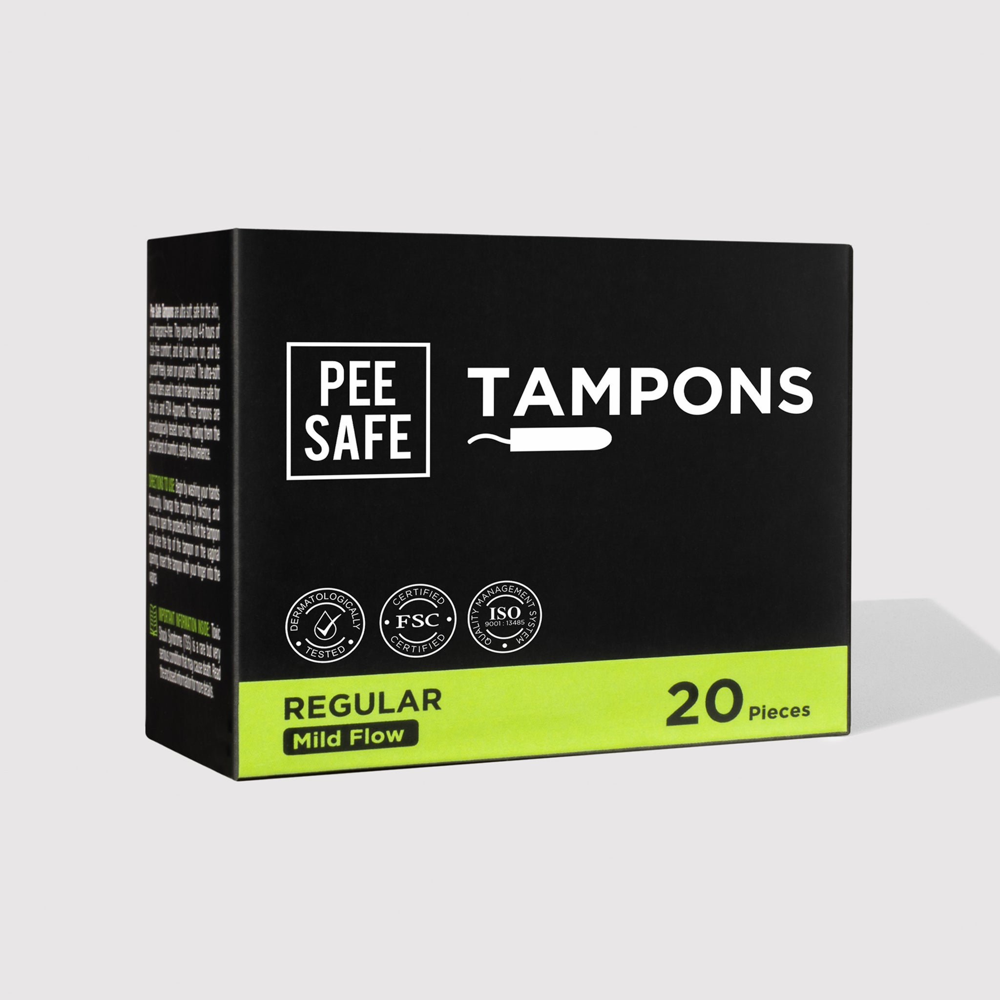 Tampons Regular (20 Tampons) Pee Safe