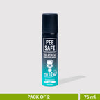 Pee Safe Toilet Seat Sanitizer Spray (Mint) - 75 ML (Pack of 2)