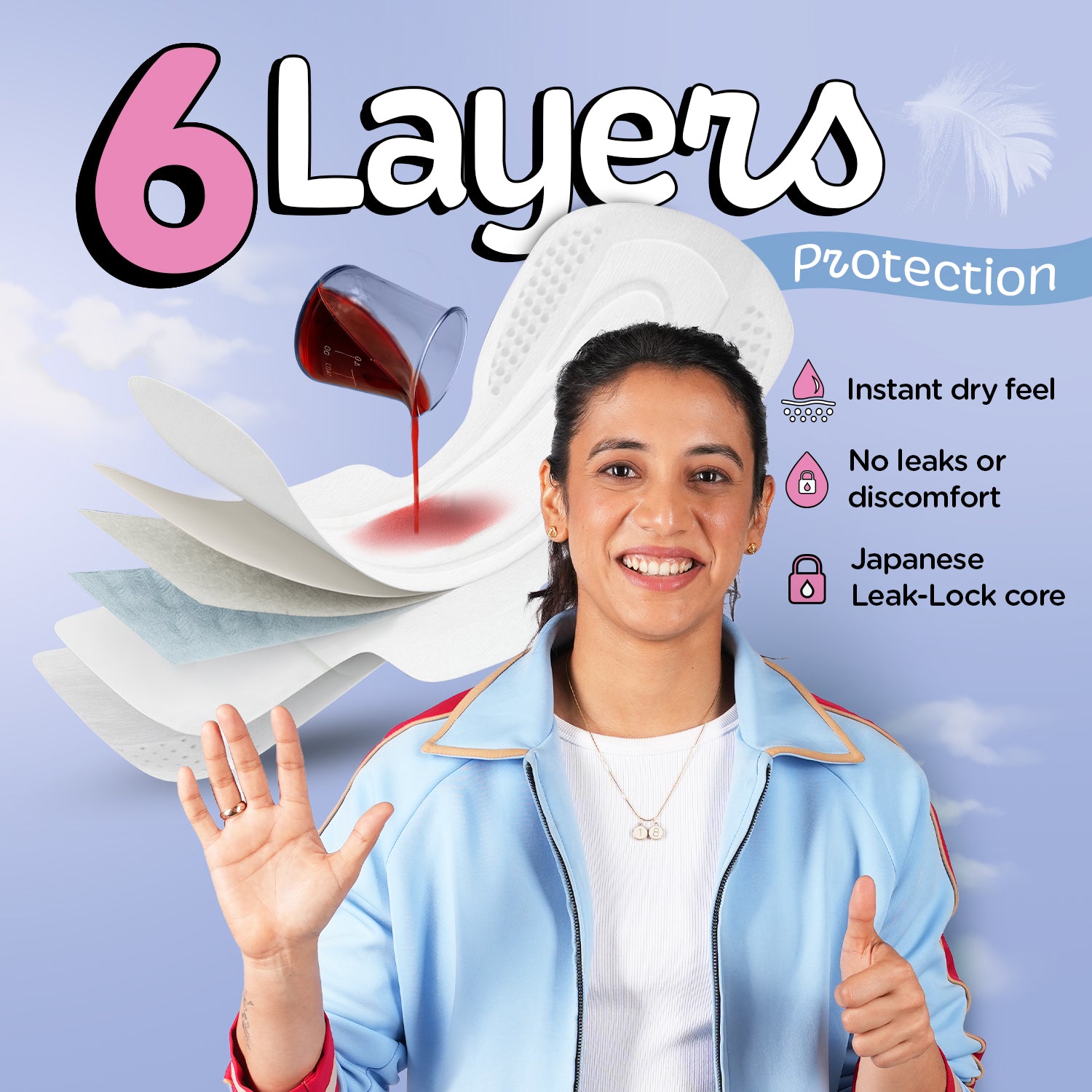 Ultra Thin Sanitary Pads - XXL (12 Pads)