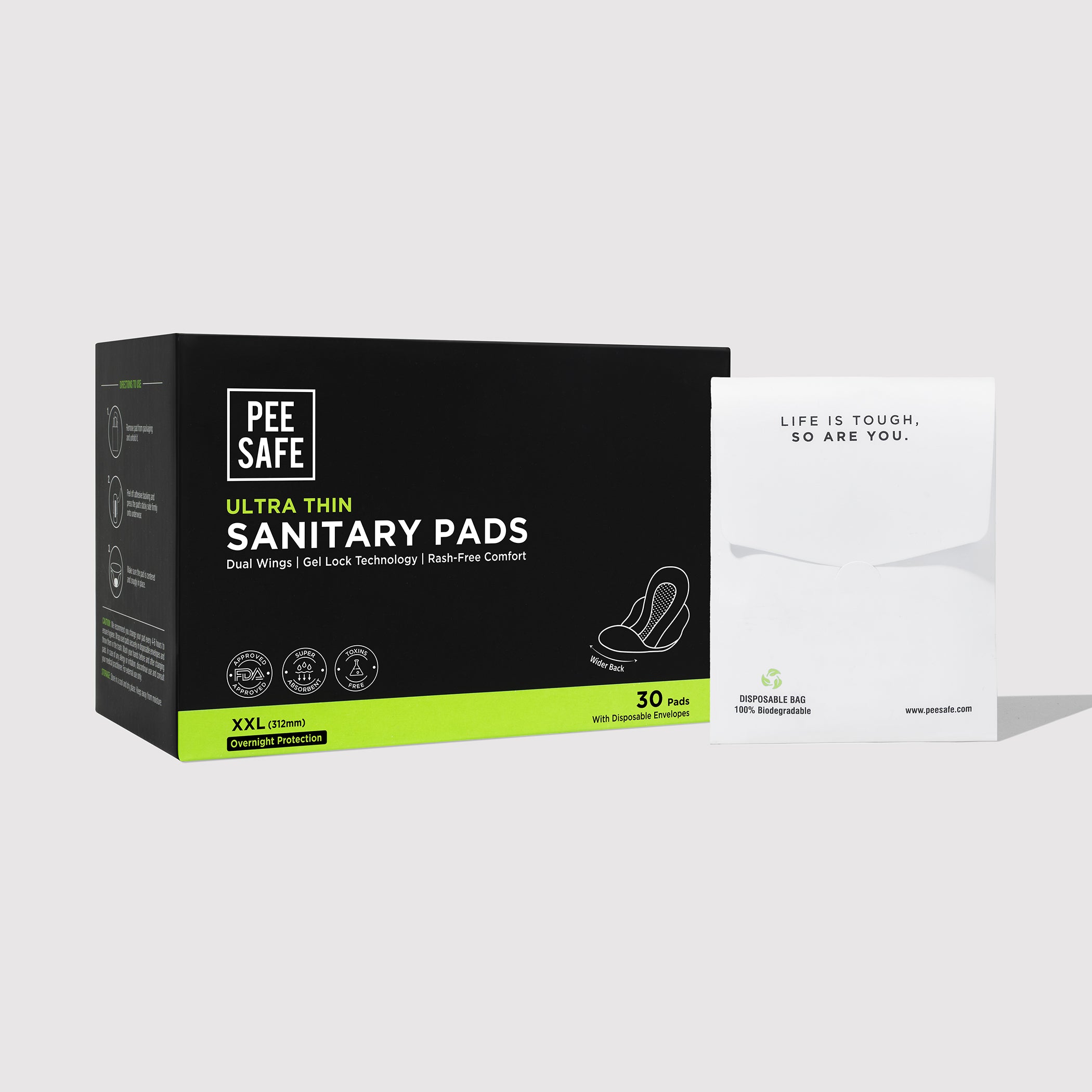 Pee Safe Complete Cycle Comfort Pack