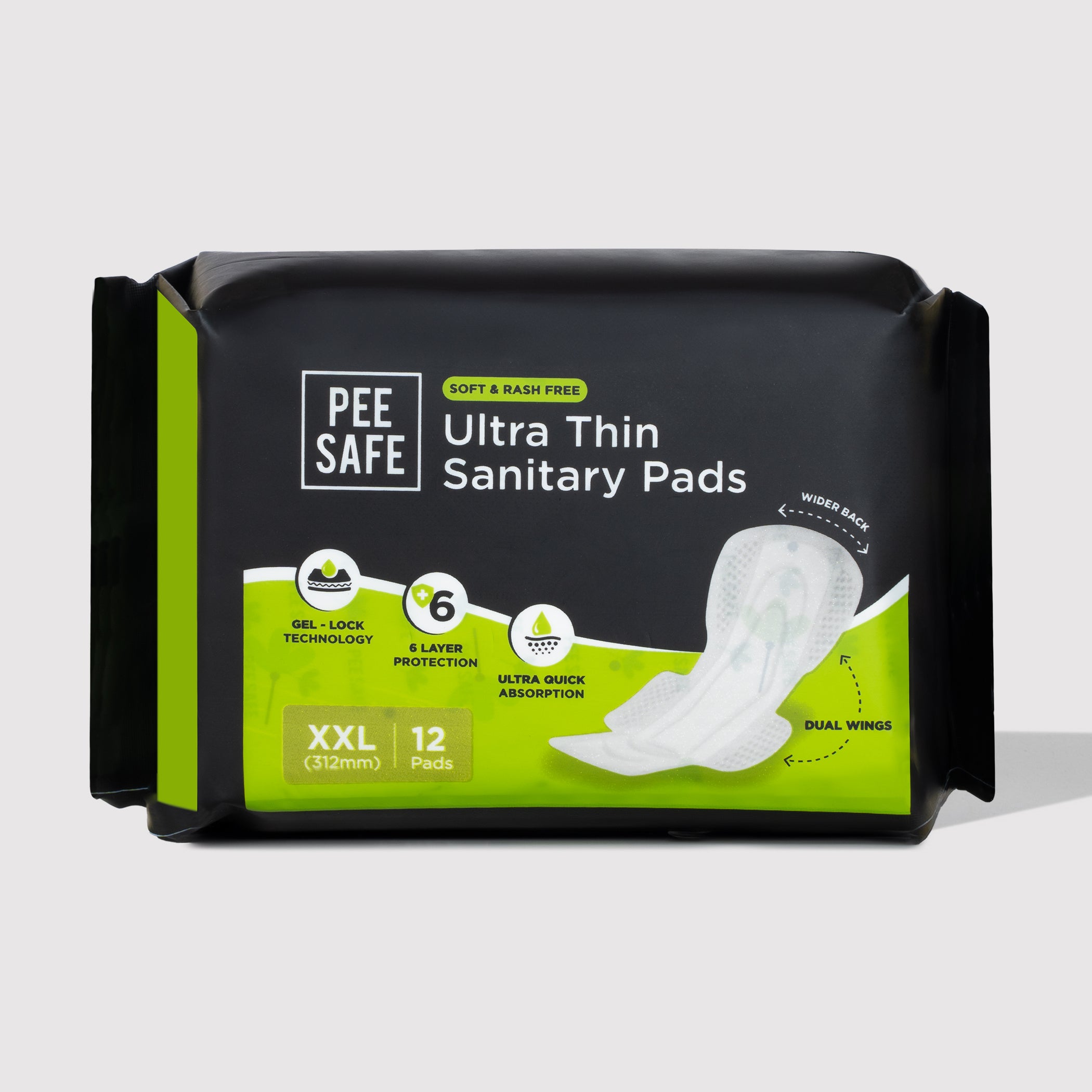 Ultra Thin Sanitary Pads - XXL (12 Pads)