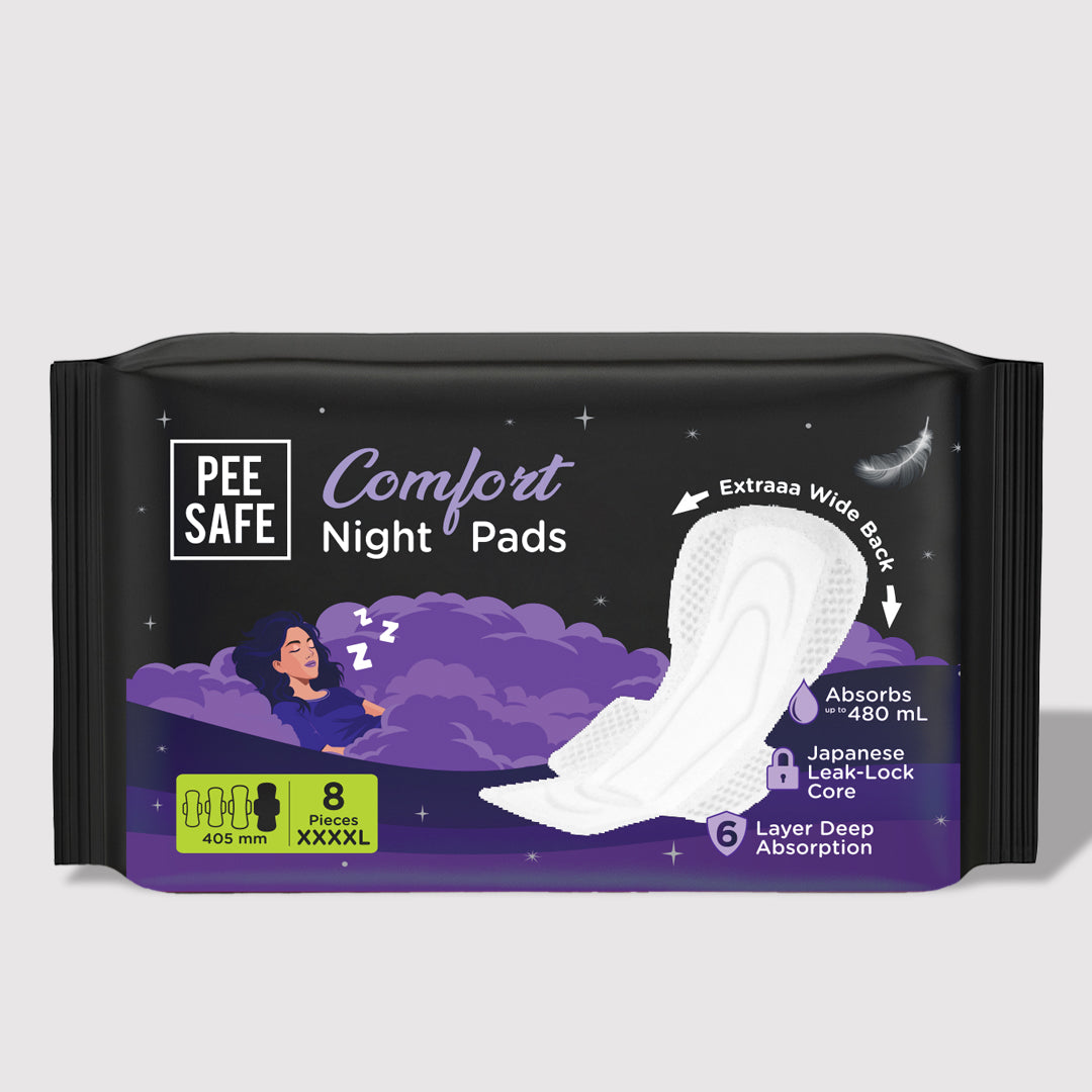 Pee Safe Comfort Night Pads XXXXL 8N