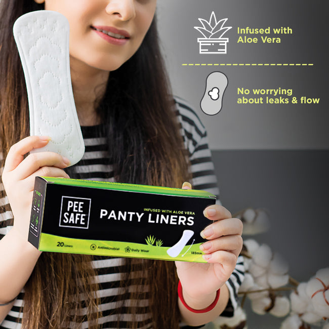 Ultra Thin Sanitary Pads (30 Pads) + Aloe Vera Panty Liners (80 Liners)