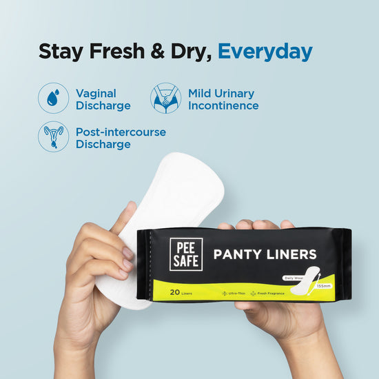  stay fresh & dry everyday with panty liners  
