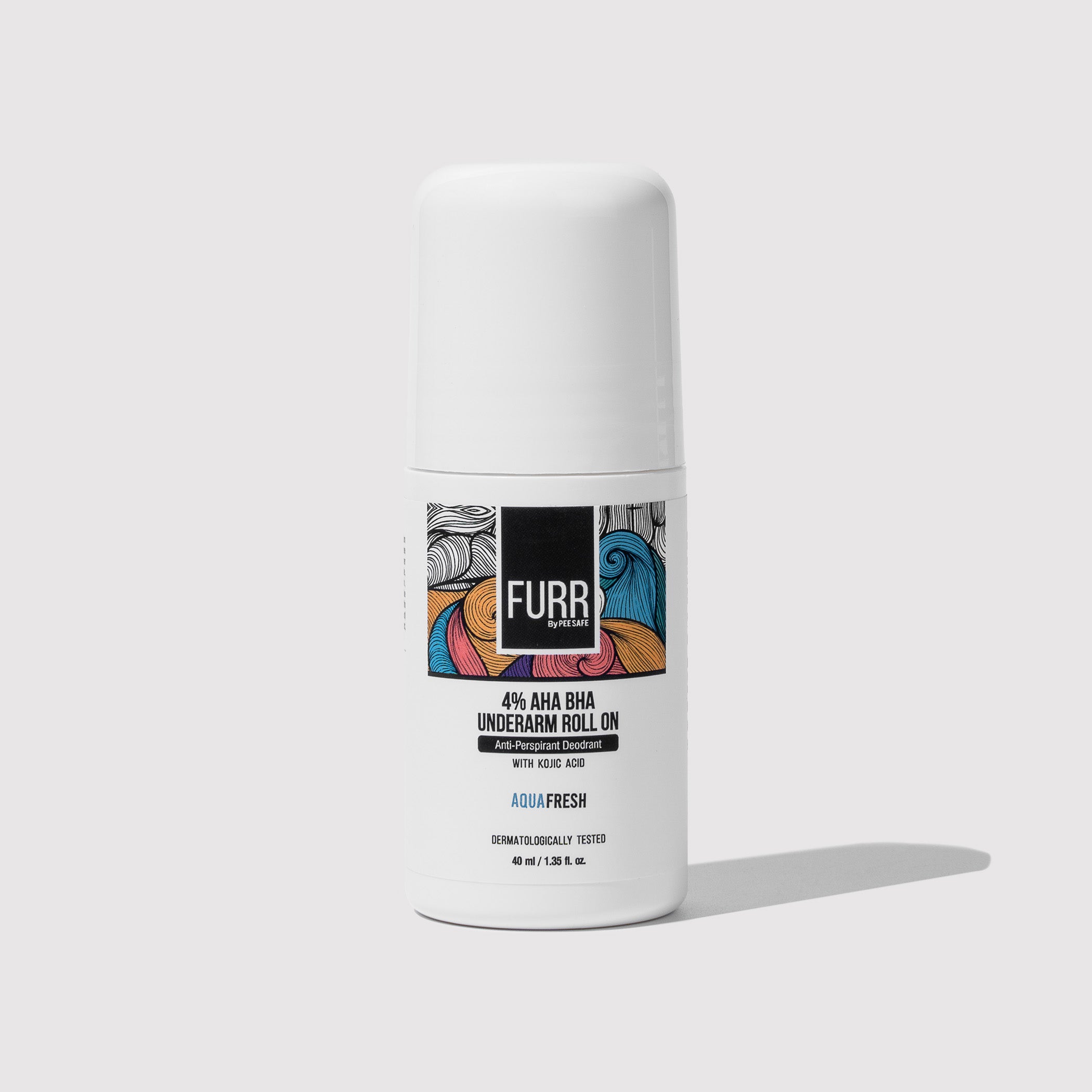 4% AHA BHA Underarm Roll-On - Aqua