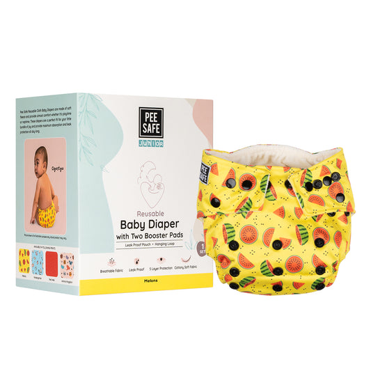 Reusable Baby Diaper- Melons