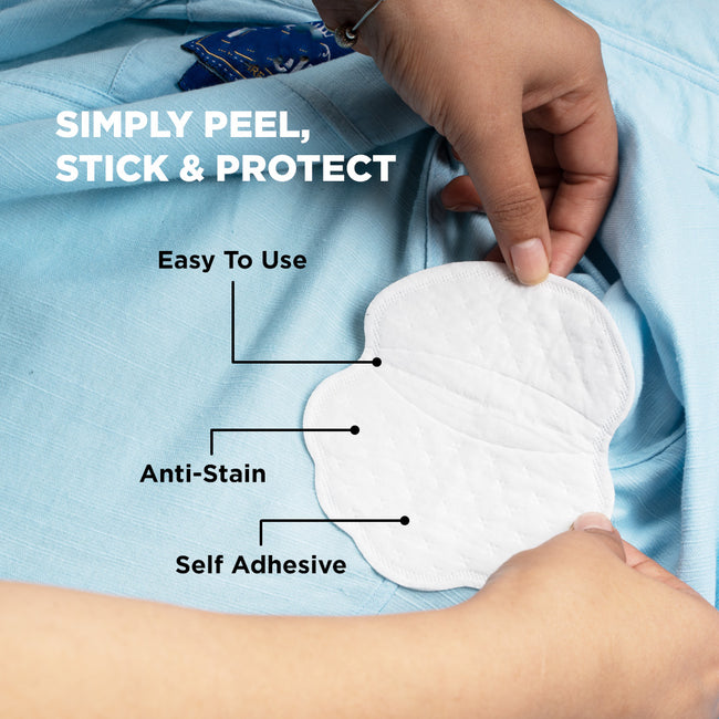 Disposable Underarm Sweat Pads (Folded) - 14 Pads