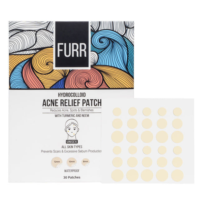 Neem & Turmeric Hydrocolloid Acne Relief Patches (30 Patches)