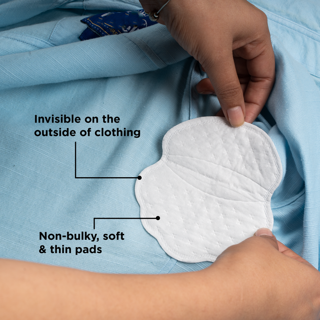 Disposable Underarm Sweat Pads (Folded) - 28 Pads