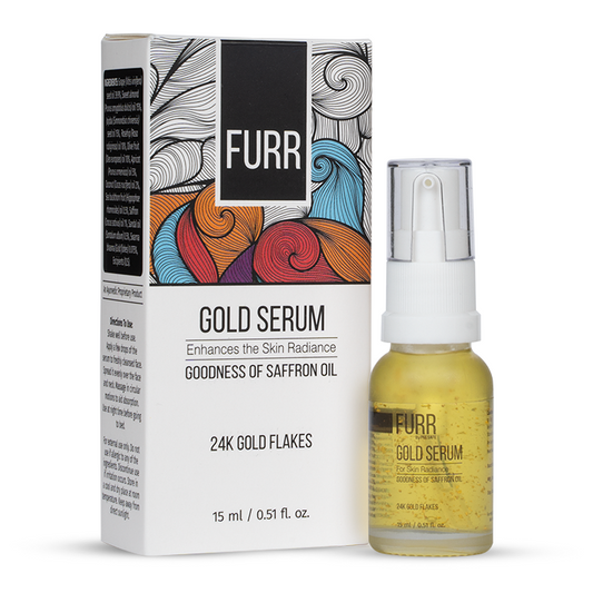 Saffron Oil Infused 24k Gold Serum (15ml)