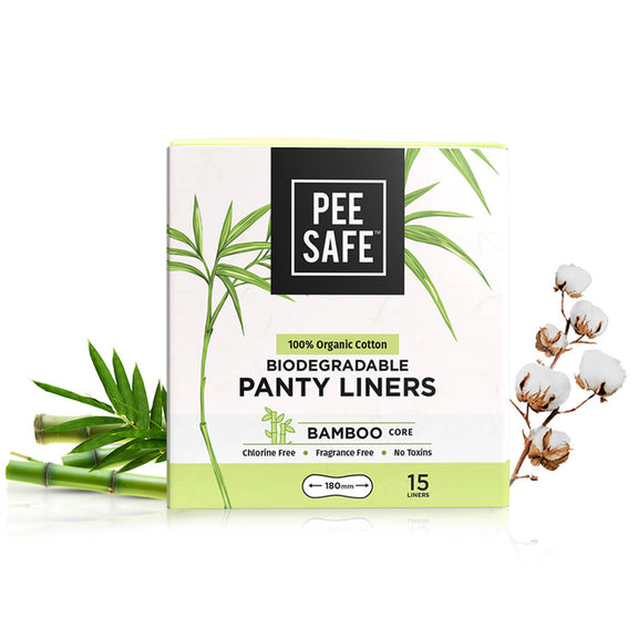 Biodegradable Panty Liners (15 Liners) Pee Safe