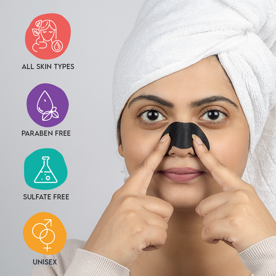  Bamboo Charcoal Nose Strips  