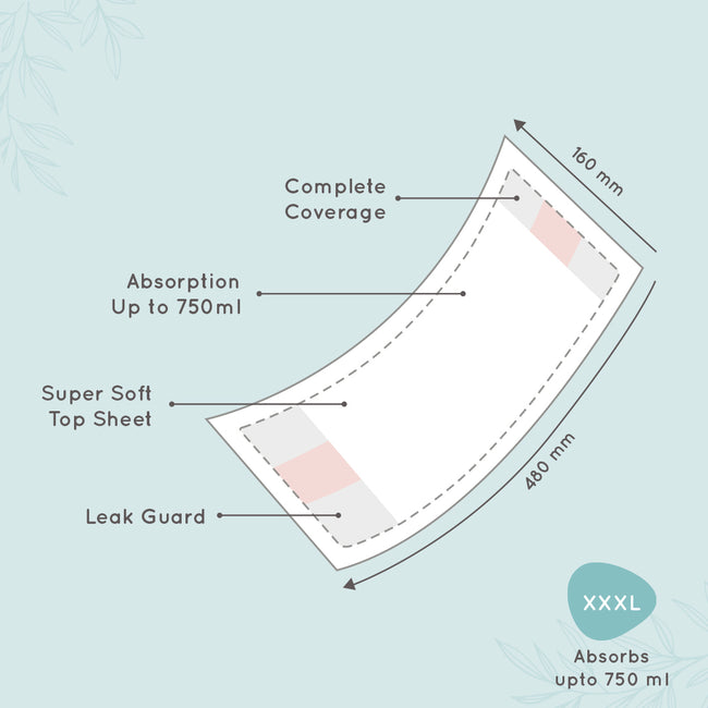 Maternity Pads - 8 Pads (480 MM)