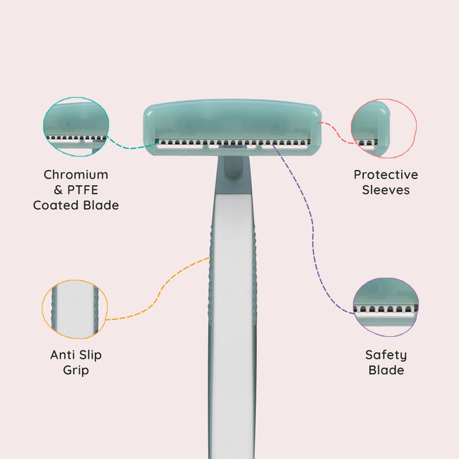Safety Blade Equipped Bikini Line Trimming Razor For Women (1N)