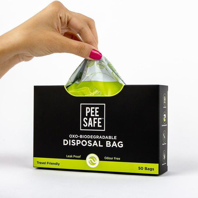 Pee Safe Other Hygiene Products Oxo-Biodegradable Disposable Bags - 50 Bags